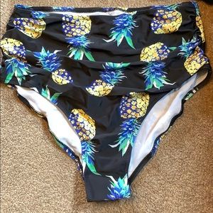 High waisted bathing suit